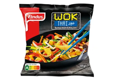 Šaldytos daržovės WOK THAI FINDUS, 325 g