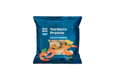 Saldētas garneles WELL DONE 200-300 tīrītas 225g
