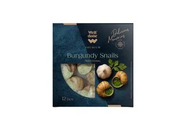 Saldēti tradicionālie Burgundijas gliemeži WELL DONE PREMIUM 100g