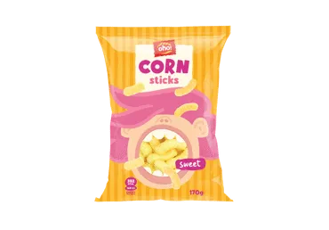Saldžios kukurūzų lazdelės OHO, 170g