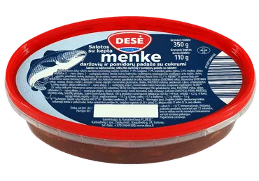 Salotos su kepta menke daržovių ir pomidorų padaže, 350 g