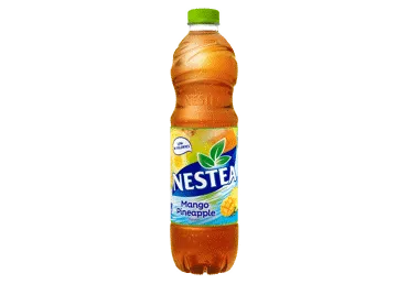 Šalta mangų ir ananasų skonio juodoji arbata NESTEA, 1.5 l