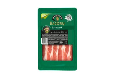 Šaltai rūkyta BAJORŲ šoninė, pjaustyta griežinėliais, I r., 120 g