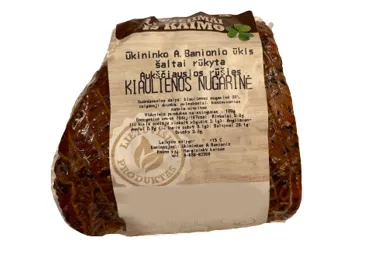 Šaltai rūkyta kiaulienos nugarinė LINKĖJIMAI IŠ KAIMO, a. r., 1 kg