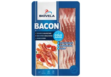 Auksti kūpināts bekons BIOVELA 140g
