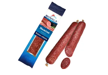 Šaltai rūkyta dešra BIOVELA, Naminė, II rūšis, 230 g