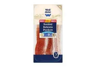 Šaltai rūkyta šoninė WELL DONE, a. r., 250 g