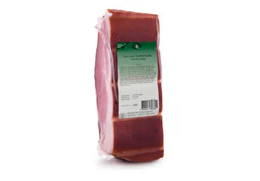 Šaltai rūkytas BAJORŲ kiaulienos kumpis, kaimiško sk., I r., 1 kg