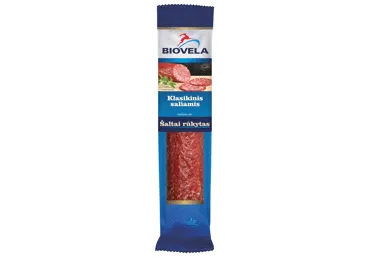 Šaltai rūkytas KLASIKINIS saliamis, a. r., 200 g