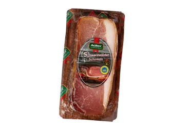 Šaltai rūkytas ŠVARCVALDO kumpis, nerūšinis gaminys, 350 g