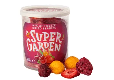 Šaltyje džiovintų uogų mišinys SUPERGARDEN, 25 g