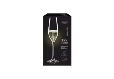 Šampano Taurės AURORA MOMENTS 210 ml 4 vnt.