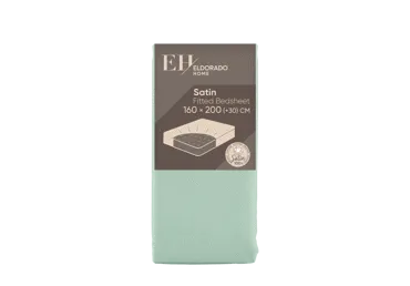 Satīna palags ar gumiju 160x200+30 cm