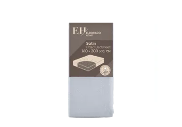 Satīna palags ar gumiju 160x200+30cm