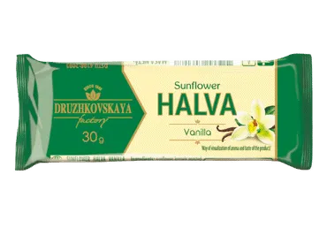 Saulėgrąžų chalva DRUZKOVSKAJA, vanilės skonio, 1 kg