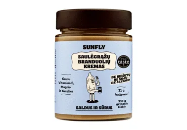 Saulėgrąžų sviestas SUNFLY SWEET SALTY, 330 g