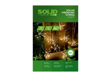 Saulės fejerverkų girlianda SOLID