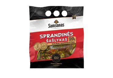Sausai marinuotas SAMSONO sprandinės šašlykas, atšaldytas, 800 g