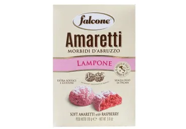Sausainiai AMARETTI su avietėmis, 170 g
