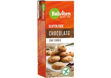 Sausainiai BALVITEN GLUTEN FREE, su šokolado gabaliukais, 130 g