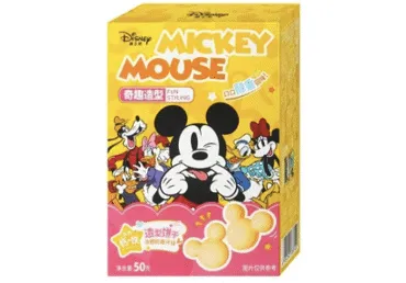 Sausainiai DISNEY MICKY MOUSE su pieniniu įdaru, 100 g