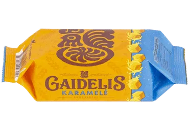 Sausainiai GAIDELIS KARAMELĖ, 160 g
