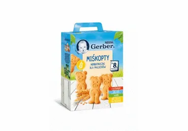 Sausainiai GERBER meškučiai, 180 g