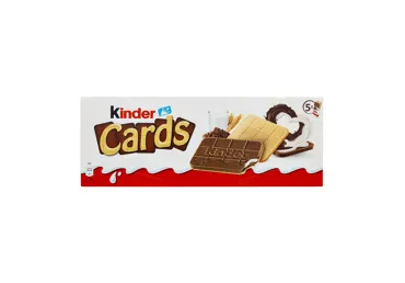 Sausainiai KINDER CARDS, 10 vnt., 128 g