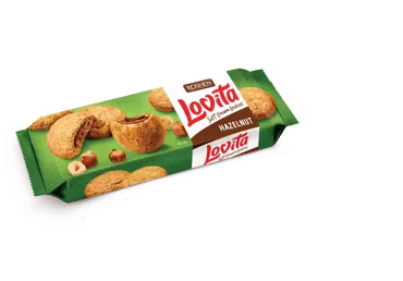 Sausainiai LOVITA ROSHEN su lazdynų riešutų skonio įdaru, 127 g