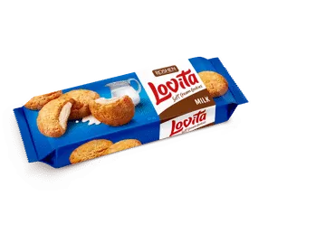 Cepumi LOVITA ar piena krēma pildījumu 127g