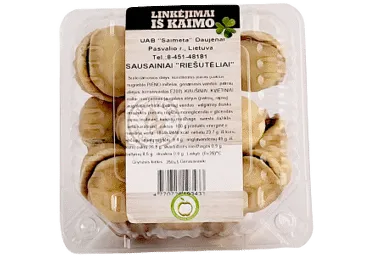 Sausainiai RIEŠUTĖLIAI, 0.25 kg
