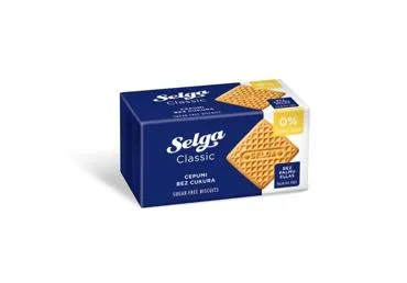 Sausainiai SELGA be cukraus, su saldikliu, 180 g