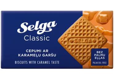 Sausainiai SELGA, karamelės skonio, 180 g