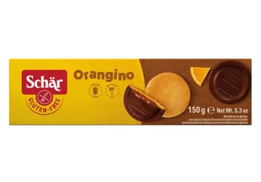 Cepumi ar apelsīnu pildījumu šokolādes glazūrā SCHAR bez glutēna 150g