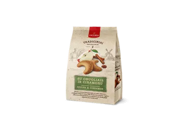 Sausainiai su džiovintais obuoliukais VIKTORIJA , 250 g