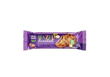Sausainiai su lazdynų riešutų kremo įdaru WELL DONE, 175 g