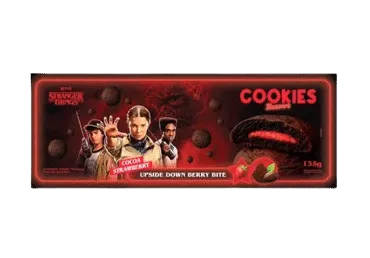 Sausainiai YUMMER'S STRANGER THINGS su braškių sk.įd., 144 g