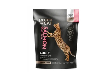 Sausas kačių ėdalas PRIMACAT GF su lašišomis, 400 g, 400 g