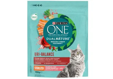 Sausas kačių ėdalas sterilizuotoms katėms ONE DUAL, 750 g, 750 g