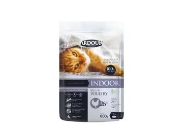 Sausas kačių ėdalas su paukštiena ARDOUR INDOOR, 800 g