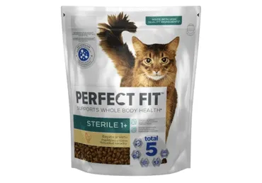 Sausas kačių maistas PERFECT FITsteril.katėms su višt.,1,4kg, 1.4 kg