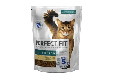 Sausas sterilizuotų kačių ėdalas PERFECT su vištiena, 750 g