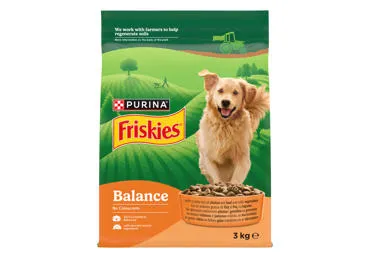 Sausas šunų ėdalas FRISKIES BALANCE su vištiena ir, 3 kg