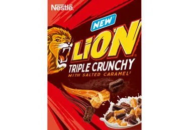 Sausi pusryčiai LION TRIPLE CRUNCHY NESTLE, 300 g