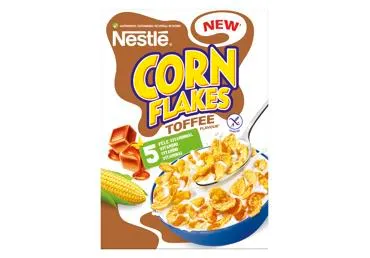 Sausi pusryčiai NESTLE CORN FLAKES TOFFEE, 350 g