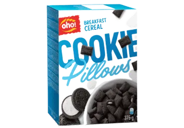 Sausi pusryčiai OHO! COOKIE PILLOWS, 375 g