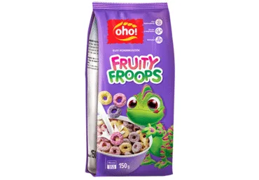 Sausi pusryčiai OHO FRUITY FROOPS, 150 g
