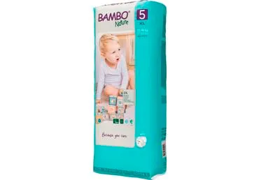 EKO sauskelnės BAMBO NATURE 5 12-18 kg, 44 vnt.
