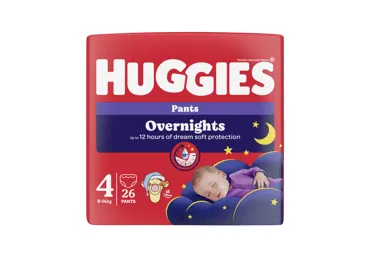 Sauskelnės HUGGIES OVERNIGHTS S4, 26 vnt., 26 vnt.