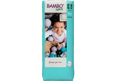 Sauskelnės-kelnaitės BAMBO NATURE 6 (18+ kg), 38 vnt.